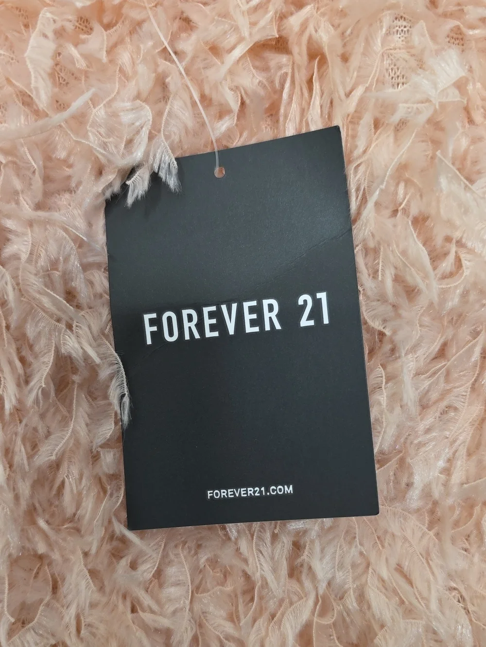 Forever 21 Blush Fuzzy Mini Skirt. Size S. NWT